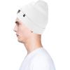 imageDALIX Embroidered Frosty Life Snowman Christmas BeanieWhite