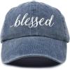 Washed Denim Navy Blue