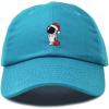 imageDALIX Christmas Astronaut Embroidered Dad Hat Xmas Cotton Baseball Cap WomenTeal