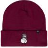 imageDALIX Embroidered Frosty Life Snowman Christmas BeanieMaroon