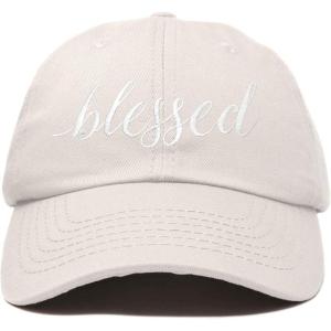 imageDALIX Blessed Womens Baseball Cap Soft Cotton Dad HatBeige