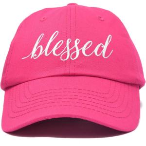 imageDALIX Blessed Womens Baseball Cap Soft Cotton Dad HatHot Pink
