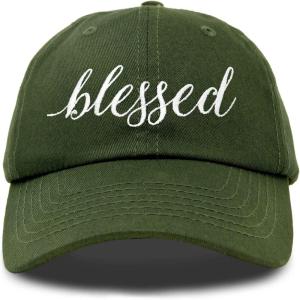 imageDALIX Blessed Womens Baseball Cap Soft Cotton Dad HatOlive