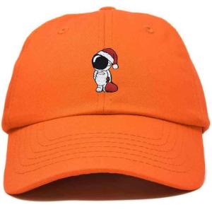 imageDALIX Christmas Astronaut Embroidered Dad Hat Xmas Cotton Baseball Cap WomenOrange