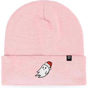 imageDALIX Embroidered Christmas Ghost Beanie Skull CapPink