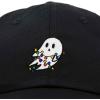 imageDALIX Embroidered Christmas Lights Ghost Baseball Dad CapBlack