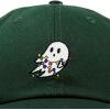 imageDALIX Embroidered Christmas Lights Ghost Baseball Dad CapDark Green