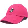 imageDALIX Embroidered Christmas Lights Ghost Baseball Dad CapHot Pink