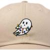 imageDALIX Embroidered Christmas Lights Ghost Baseball Dad CapKhaki