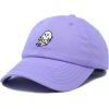 imageDALIX Embroidered Christmas Lights Ghost Baseball Dad CapLavender