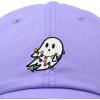 imageDALIX Embroidered Christmas Lights Ghost Baseball Dad CapLavender