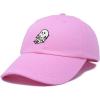 imageDALIX Embroidered Christmas Lights Ghost Baseball Dad CapLight Pink