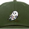 imageDALIX Embroidered Christmas Lights Ghost Baseball Dad CapOlive