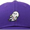 imageDALIX Embroidered Christmas Lights Ghost Baseball Dad CapPurple