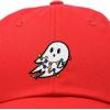 imageDALIX Embroidered Christmas Lights Ghost Baseball Dad CapRed