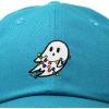 imageDALIX Embroidered Christmas Lights Ghost Baseball Dad CapTeal
