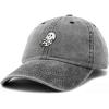 imageDALIX Embroidered Christmas Lights Ghost Baseball Dad CapWashed Black