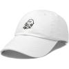 imageDALIX Embroidered Christmas Lights Ghost Baseball Dad CapWhite