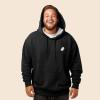 imageDALIX Embroidered Ghost Hoodie Soft Fleece Hood Sweatshirt MensBlack