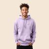 imageDALIX Embroidered Ghost Hoodie Soft Fleece Hood Sweatshirt MensOrchid