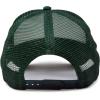 imageDALIX Embroidered Ghost Trucker Cap Hat Women MenDark Green White