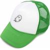 imageDALIX Embroidered Ghost Trucker Cap Hat Women MenKelly White