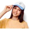 imageDALIX Embroidered Ghost Trucker Cap Hat Women MenLight Blue White