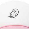 imageDALIX Embroidered Ghost Trucker Cap Hat Women MenLight Pink White