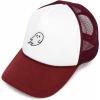 imageDALIX Embroidered Ghost Trucker Cap Hat Women MenMaroon White