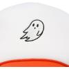 imageDALIX Embroidered Ghost Trucker Cap Hat Women MenOrange White