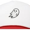 imageDALIX Embroidered Ghost Trucker Cap Hat Women MenRed White