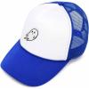 imageDALIX Embroidered Ghost Trucker Cap Hat Women MenRoyal White