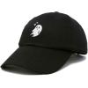 imageDALIX Embroidered Heartly Ghost Baseball Cotton Cap WomenBlack