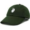 imageDALIX Embroidered Heartly Ghost Baseball Cotton Cap WomenDark Green
