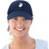 imageDALIX Embroidered Heartly Ghost Baseball Cotton Cap WomenNavy Blue