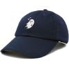 imageDALIX Embroidered Heartly Ghost Baseball Cotton Cap WomenNavy Blue