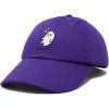 imageDALIX Embroidered Heartly Ghost Baseball Cotton Cap WomenPurple