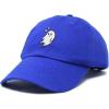 imageDALIX Embroidered Heartly Ghost Baseball Cotton Cap WomenRoyal Blue