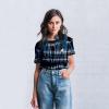 imageDALIX Ghost Embroidered Tie Dye Short Sleeve TShirtBlack