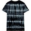 imageDALIX Ghost Embroidered Tie Dye Short Sleeve TShirtBlack