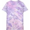 imageDALIX Ghost Embroidered Tie Dye Short Sleeve TShirtPurple