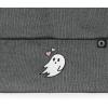 imageDALIX Heartly Ghost Embroidered Beanie Hat Knit Cap Cold Weather WomensAsphalt Gray