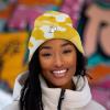 imageDALIX Heartly Ghost Embroidered Beanie Hat Knit Cap Cold Weather WomensGold Camo