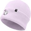 imageDALIX Heartly Ghost Embroidered Beanie Hat Knit Cap Cold Weather WomensLavender