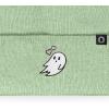 imageDALIX Heartly Ghost Embroidered Beanie Hat Knit Cap Cold Weather WomensLight Green