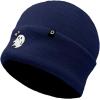 imageDALIX Heartly Ghost Embroidered Beanie Hat Knit Cap Cold Weather WomensNavy Blue