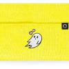imageDALIX Heartly Ghost Embroidered Beanie Hat Knit Cap Cold Weather WomensNeon Yellow
