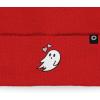 imageDALIX Heartly Ghost Embroidered Beanie Hat Knit Cap Cold Weather WomensRed