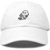 imageDALIX Embroidered Christmas Lights Ghost Baseball Dad CapWhite