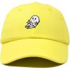 imageDALIX Embroidered Christmas Lights Ghost Baseball Dad CapYellow